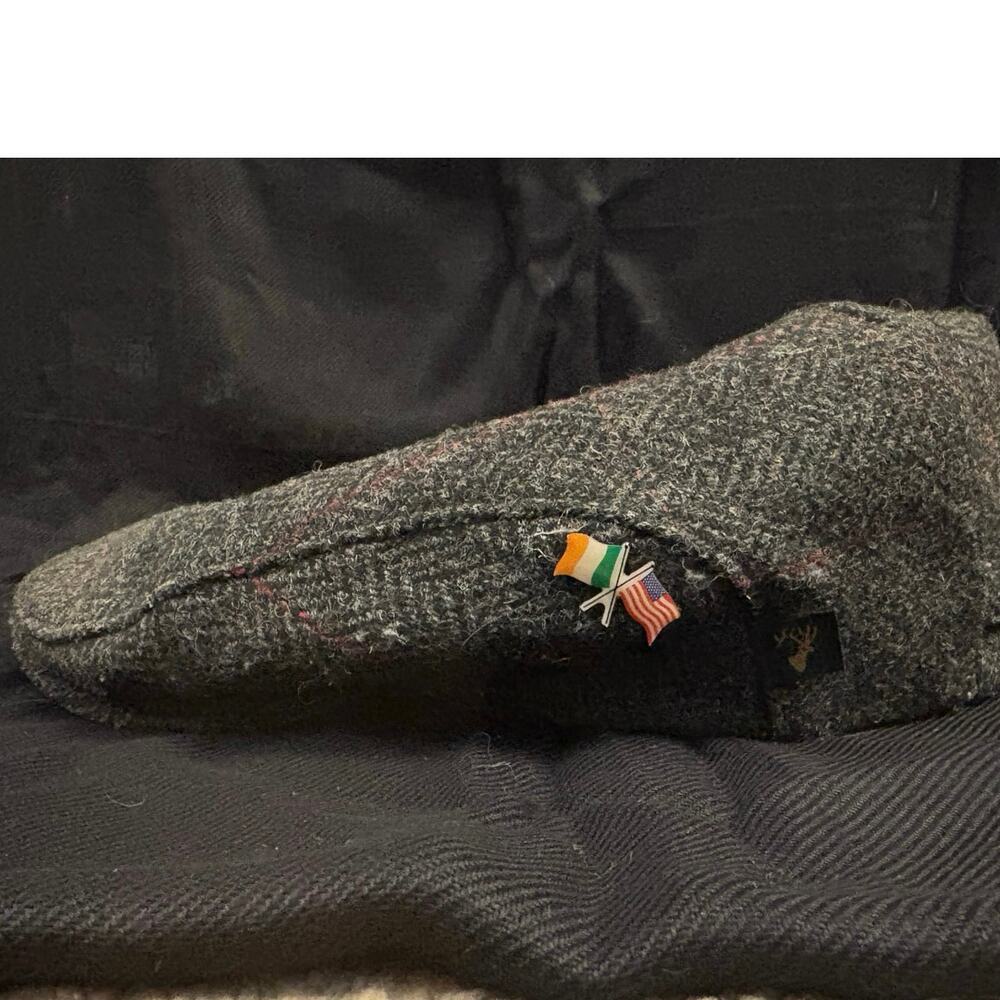 Mucros Weavers Workshop Trinity Flat Cap Wool XL … - image 8